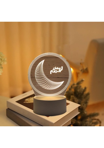 1 Takım Iyi Geçirgenlik Yüksek Parlaklık Yumuşak Işık Göz Koruması, Usb/aküyle Çalışan 3D Efekt Kale Masa Lambası Ev Dekorasyonu, Yatak Odası, Banyo, Kreş, Ha Için Ideal (Yurt Dışından)