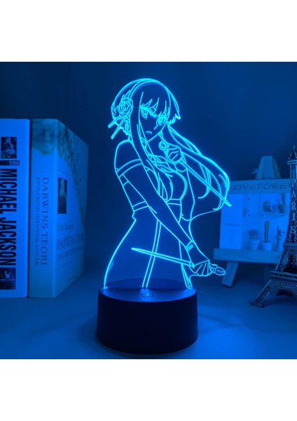 Anime Spy x Ailesi Figürü 3D Çocuklar Hayranları Için, Uzaktan Kumanda ile Değişen 16 Renk, Çocuk Odası Dekoru, Yor Figürü Manga Illusion LED Oyuncak Lamba Kız Erkek Noel Hediyeleri (Yurt Dışından)