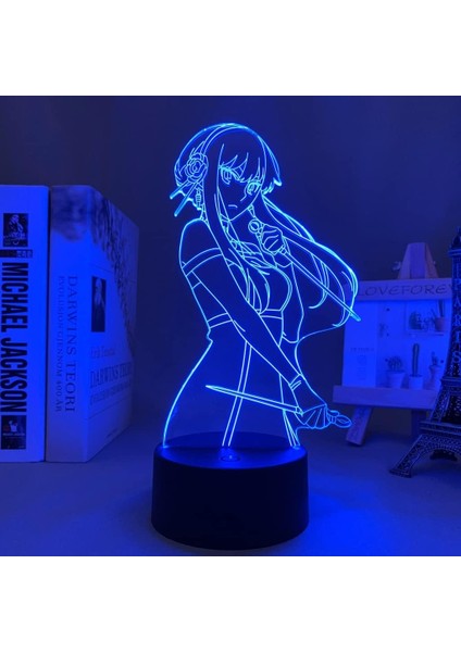 Anime Spy x Ailesi Figürü 3D Çocuklar Hayranları Için, Uzaktan Kumanda ile Değişen 16 Renk, Çocuk Odası Dekoru, Yor Figürü Manga Illusion LED Oyuncak Lamba Kız Erkek Noel Hediyeleri (Yurt Dışından)