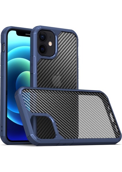 iPhone 11 Uyumlu Klcr Inoks Kapak-Mavi