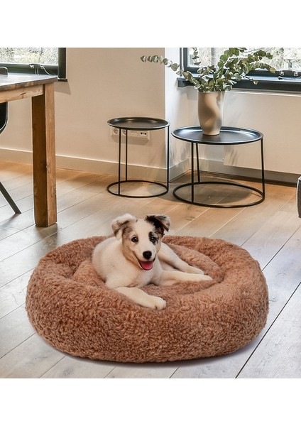 Luxury Köpekler Için Peluş Yatak - Rahat ve Dayanıklı Uyku Alanı 1 Adet