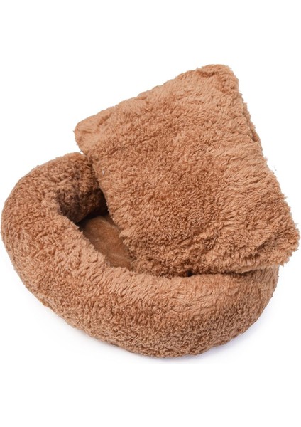 Luxury Köpekler Için Peluş Yatak - Rahat ve Dayanıklı Uyku Alanı 1 Adet