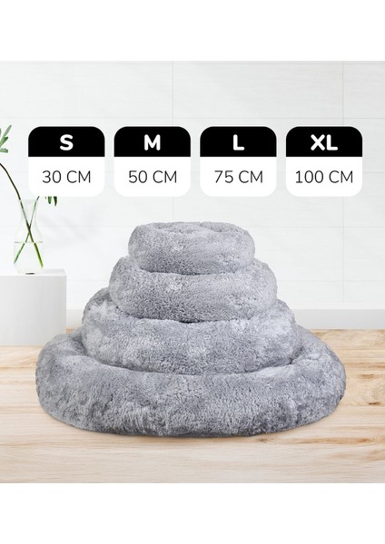 Luxury Köpekler Için Peluş Yatak - Rahat ve Dayanıklı Uyku Alanı 1 Adet