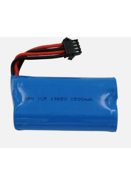 7.4V 18650 SM4P 1500 Mah 4 Pinli Oyuncak Araba Bataryası fiyatları
