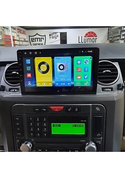 Land Rover Range Rover Discovery Android Multimedya Sistemi 4-64 For-X (2004-2005)