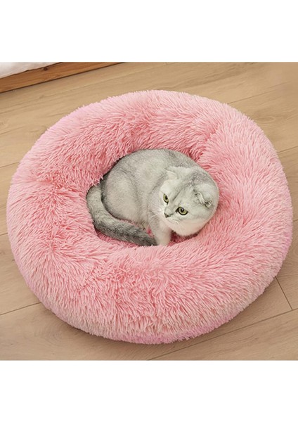 Luxury Köpek ve Kediler Için Yıkanabilir Yuvarlak Pet Yatak S-M-L 1 Adet