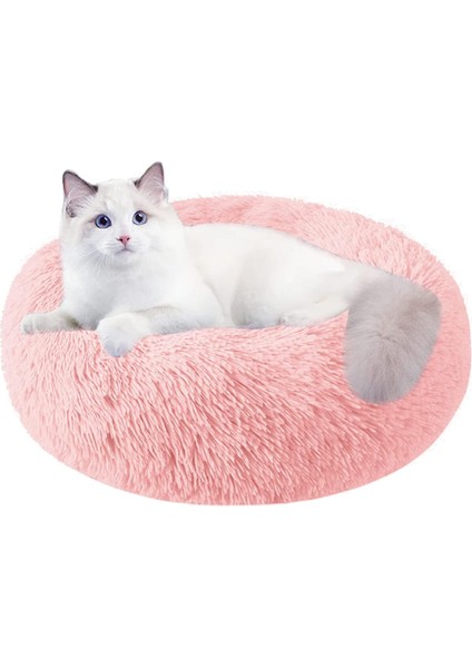 Luxury Köpek ve Kediler Için Yıkanabilir Yuvarlak Pet Yatak S-M-L 1 Adet