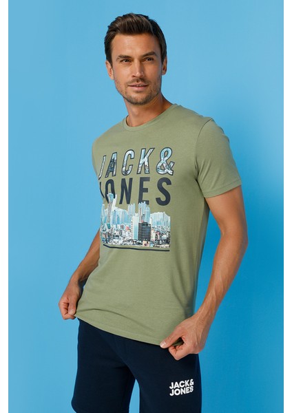 JCOBOOSTER TEE SS CREW NE Yeşil Erkek Kısa Kol T-Shirt
