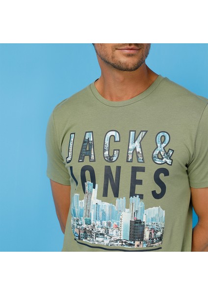 JCOBOOSTER TEE SS CREW NE Yeşil Erkek Kısa Kol T-Shirt