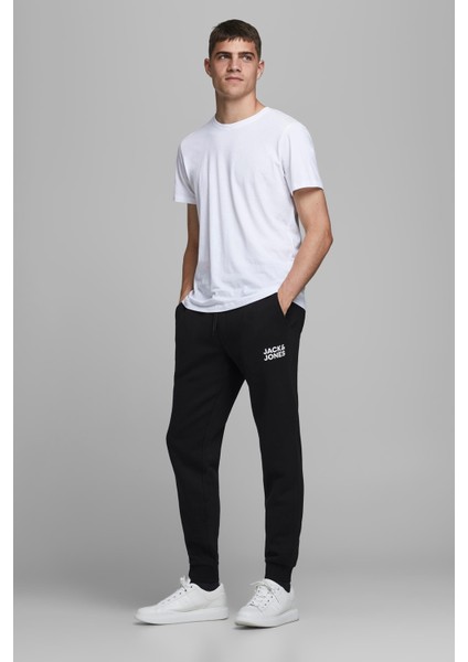 JJIGORDON JJNEWSOFT SWEAT Siyah Erkek Eşofman Altı