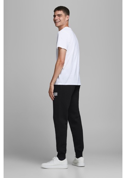 JJIGORDON JJNEWSOFT SWEAT Siyah Erkek Eşofman Altı
