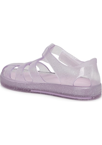S10265 STAR GLITTER Mor Kız Çocuk Sandalet