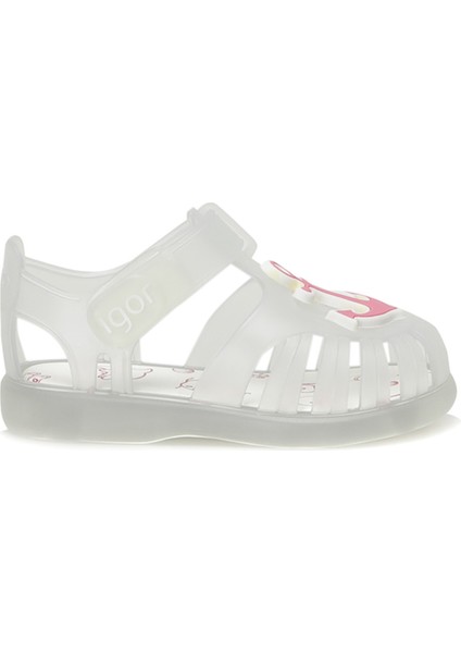 S10249 TOBBY VELCRO NAUTI Beyaz Kız Çocuk Sandalet
