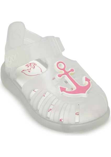 S10249 TOBBY VELCRO NAUTI Beyaz Kız Çocuk Sandalet