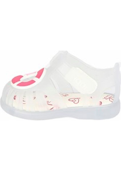 S10249 TOBBY VELCRO NAUTI Beyaz Kız Çocuk Sandalet
