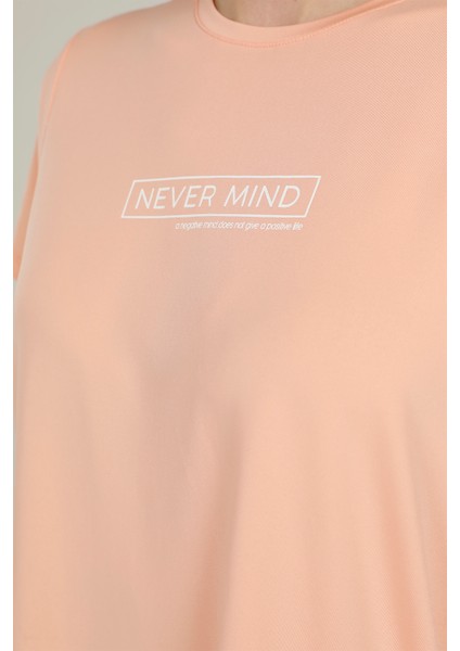 SN274 Nına T-Shirt 2fx Somon Kadın Kısa Kol T-Shirt fırsatları