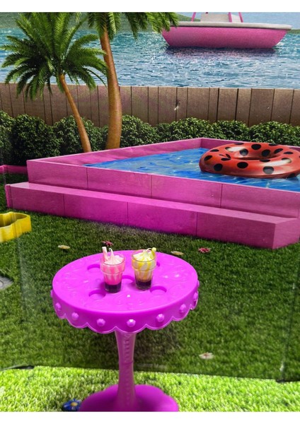 Luxury Minyatür Oyuncak Milkshake Içecek Seti- 2 Parça 1 Adet