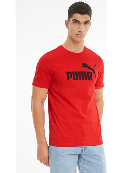 ESS Logo Tee Kırmızı Erkek Kısa Kol T-Shirt