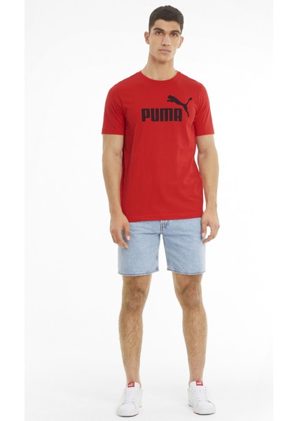 ESS Logo Tee Kırmızı Erkek Kısa Kol T-Shirt indirimleri