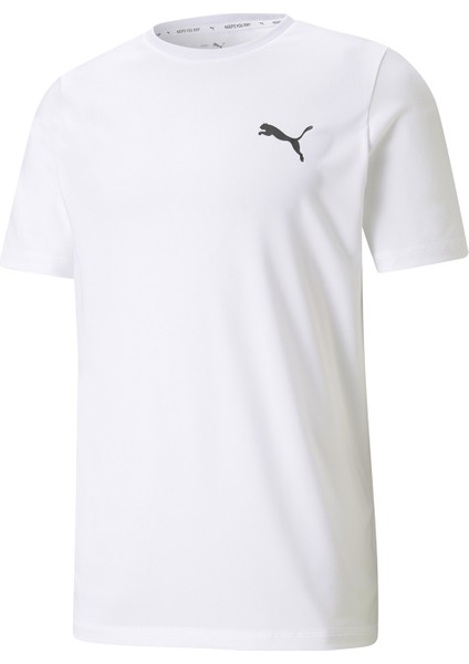 Active Small Logo Tee Erkek Beyaz Günlük Stil Tişört 58672502