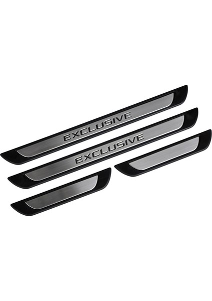 Honda Civic 8 Hb Krom Kapı Eşik Koruması Exclusive Line 2006-2012 4 Parça modelleri