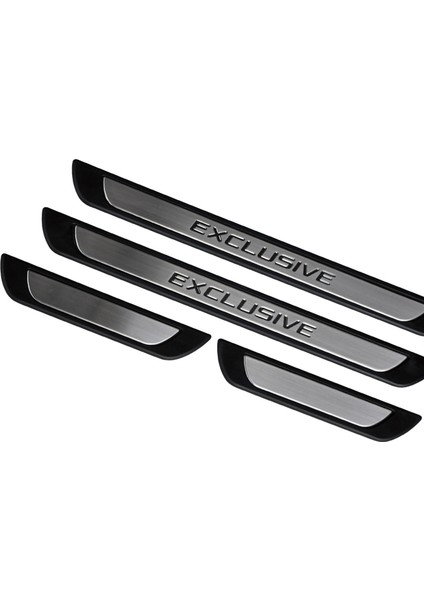Honda Civic 8 Hb Krom Kapı Eşik Koruması Exclusive Line 2006-2012 4 Parça fırsatları