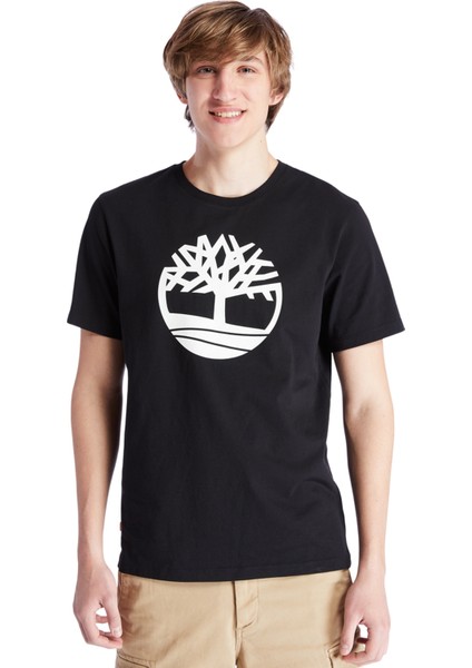 SS KENNEBEC RIVER TREE LO Siyah Erkek Kısa Kol T-Shirt modelleri