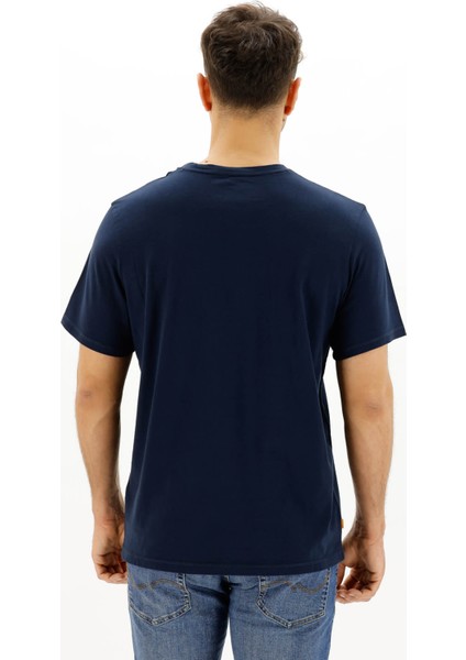 SS KENNEBEC RIVER LINEAR Lacivert Erkek Kısa Kol T-Shirt fiyatları