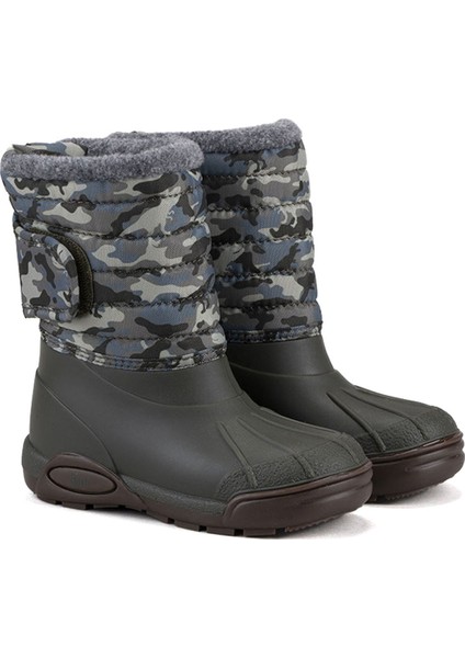 TOPO SKI CAMO Haki Erkek Çocuk Kar Botu