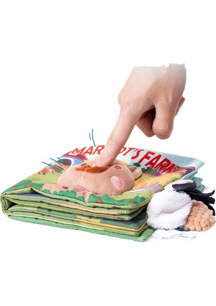 Dokunsal Interaktif Kumaş Kitap Erken Eğitim Bebek Üç Boyutlu Kuyruk Kumaş Kitap Bebek Bilişsel Oyuncak (Yurt Dışından) modelleri