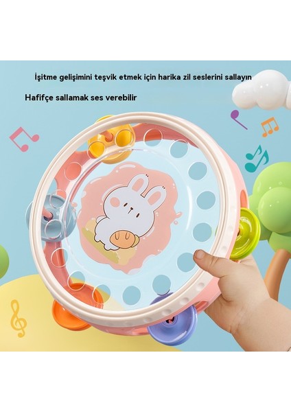 Çocuk El Çatlama Davul Çan Eğitici Erken Eğitim Oyuncakları (Yurt Dışından)