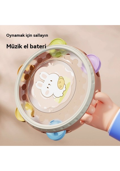 Çocuk El Çatlama Davul Çan Eğitici Erken Eğitim Oyuncakları (Yurt Dışından)