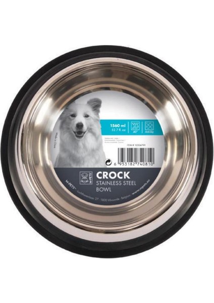 Luxury Crock Çelik Mama ve Su Kabı Xl 1560ML 1 Adet