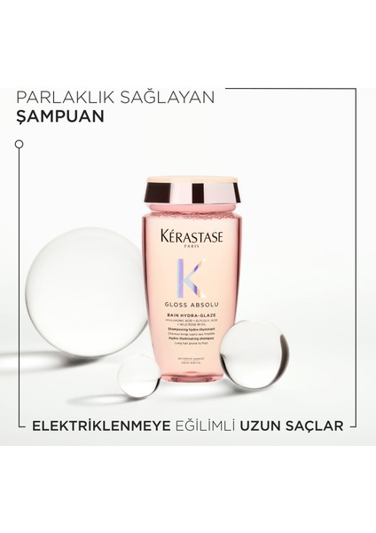 Gloss Absolu Elektriklenmeye Parlaklık Veren Şampuan 250 ml