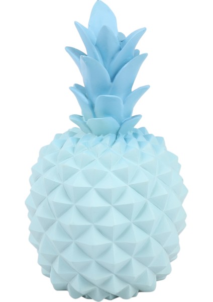 Jöle Rengi Ananas Süsleri Ev Dekorasyonu Reçine Mavi M (Yurt Dışından)