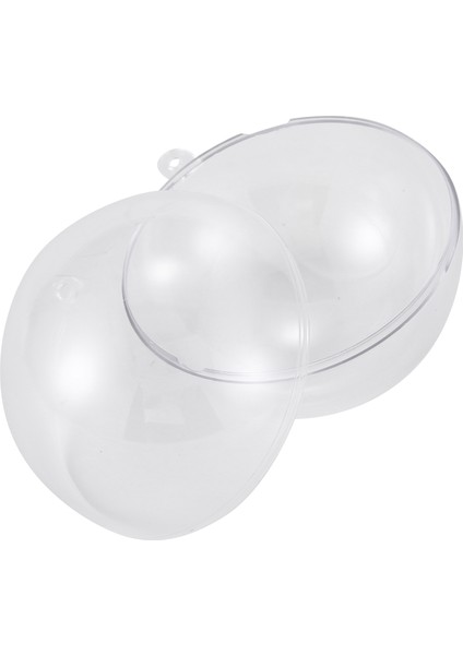 1 Adet Noel Ağacı Asılı Süsleme Topu Şeffaf 8cm (Yurt Dışından)