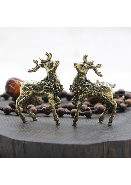 Adet Bronz Geyik Heykeli Mini Bronz Heykel Minyatür Aksesuarları (Yurt Dışından) fiyatları
