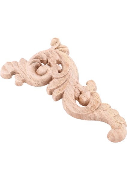 Ahşap Oymalı Çıkartma Köşe Onlay Kapı Duvar Dekoru 12*6cm Boyasız (Yurt Dışından) modelleri