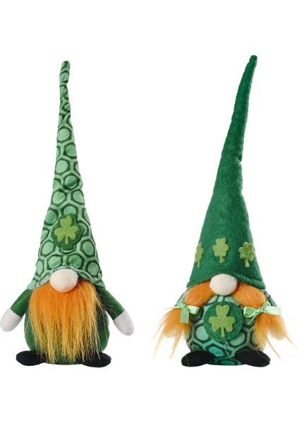 2'li Set St. Patrick Günü Cüce Decora Nisse Irlanda Hediyesi Yonca (Yurt Dışından)