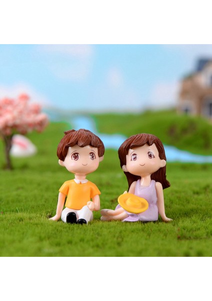 4 Adet Romantik Çift Figürleri Peri Bahçesi (Yurt Dışından) indirimleri