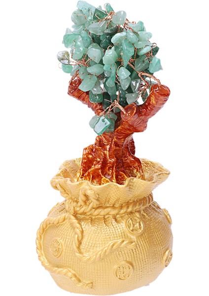 6.7 Inç Para Ağacı Bonsai Tarzı Feng Shui Zenginlik Şans Getir Yeşil (Yurt Dışından)