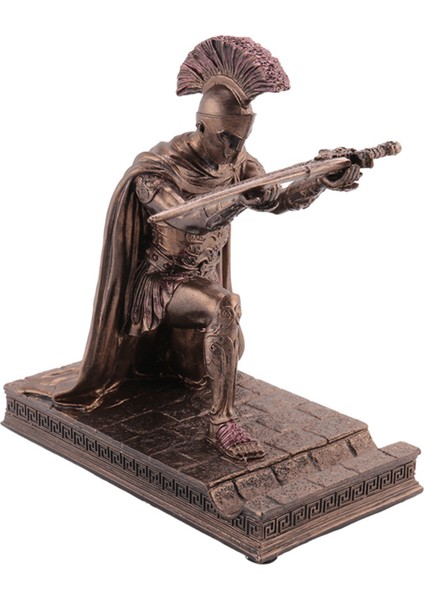 Şövalye Kalemlik Miğfer Heykel Kalemlik Standlı Bronz (Yurt Dışından) fiyatları