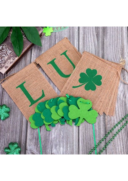 3 Parça St. Patrick Günü Afişi Yonca Çelengi Şans Afişi (Yurt Dışından) indirimleri