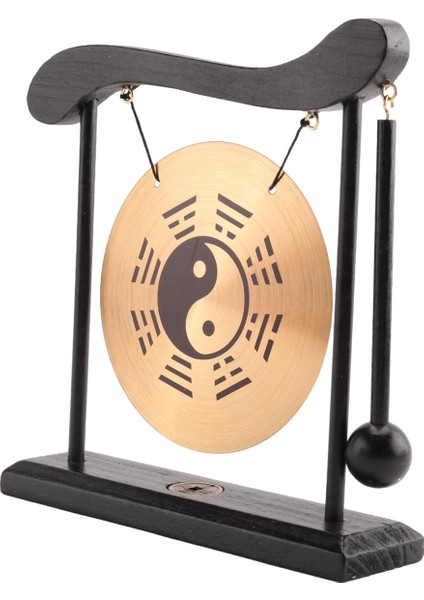 Masaüstü Gong - Feng Shui Pirinç Gong Masaüstü Süsü, Sekiz Diyagram (Yurt Dışından)