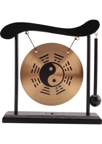 Masaüstü Gong - Feng Shui Pirinç Gong Masaüstü Süsü, Sekiz Diyagram (Yurt Dışından) fiyatları