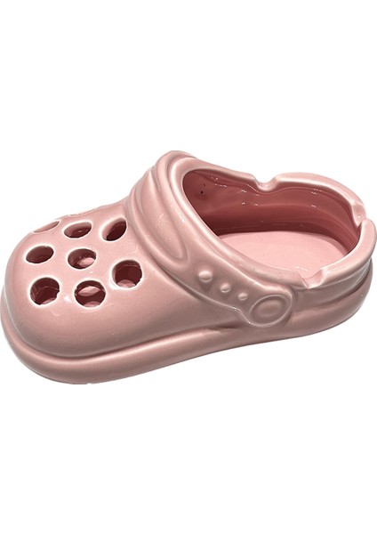 Yaratıcı Delik Ayakkabılar Anti Uçan Kül Küllük Sigara Aksesuarları, Pembe B (Yurt Dışından)