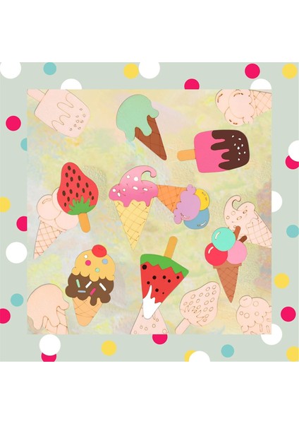 32 Adet Bitmemiş Dondurma Ahşap Kesimleri (Yurt Dışından) fiyatları