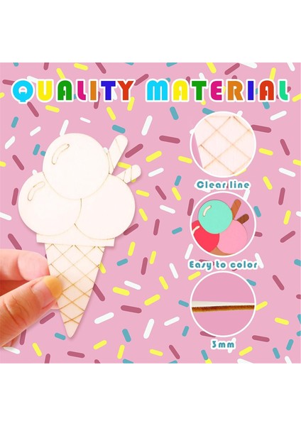 32 Adet Bitmemiş Dondurma Ahşap Kesimleri (Yurt Dışından) fırsatları