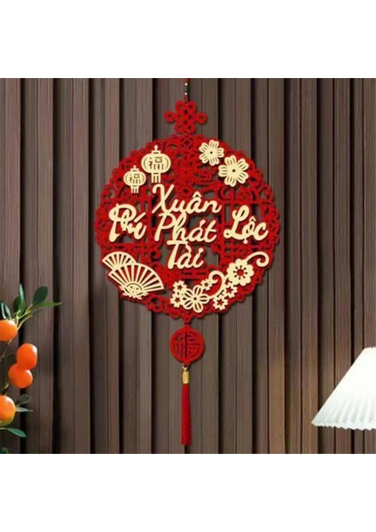 Vietnamca Metin Süsleme Bahar Festivali Kolye Yeni Yıl (Yurt Dışından) modelleri