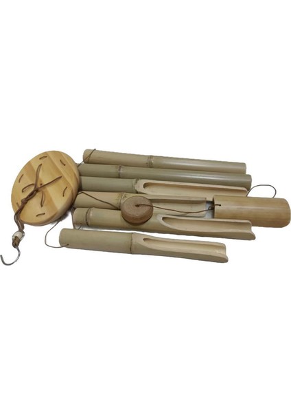 Bambu Rüzgar Çanları Rüzgar Çanları Dış Mekan Aydınlatması Için El Sanatları (Yurt Dışından)